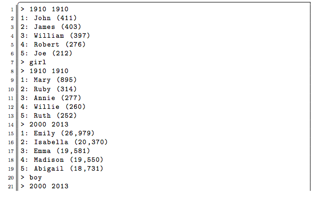 program (called q1.py) that counts popular baby names within a given period