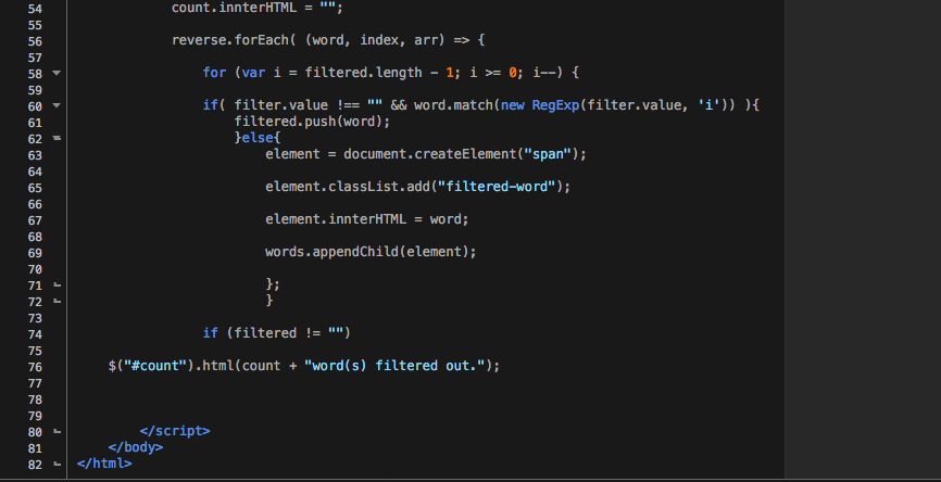 code to add behavior to a web page for manipulating strings. The