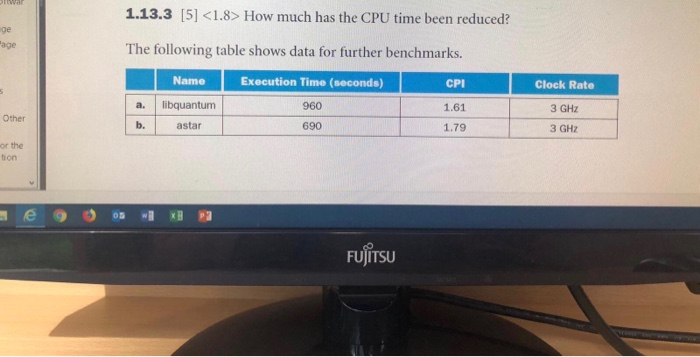 Suppose that we are developing a new version of the AMD Barcelona