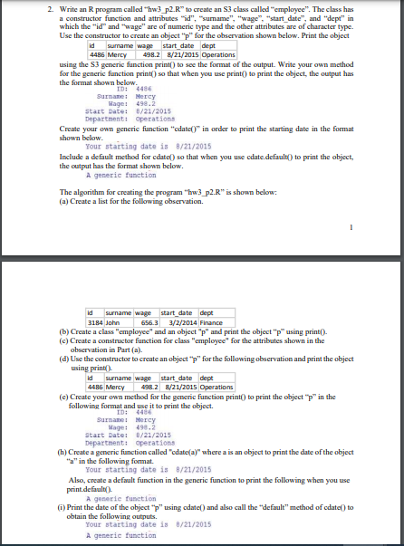 id 2. Write an R program called "hw3_p2.R" to create an