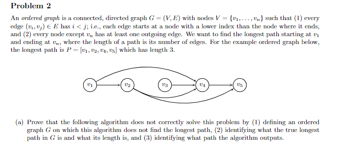  An ordered graph is a connected, directed graph G=(V,E) with nodes