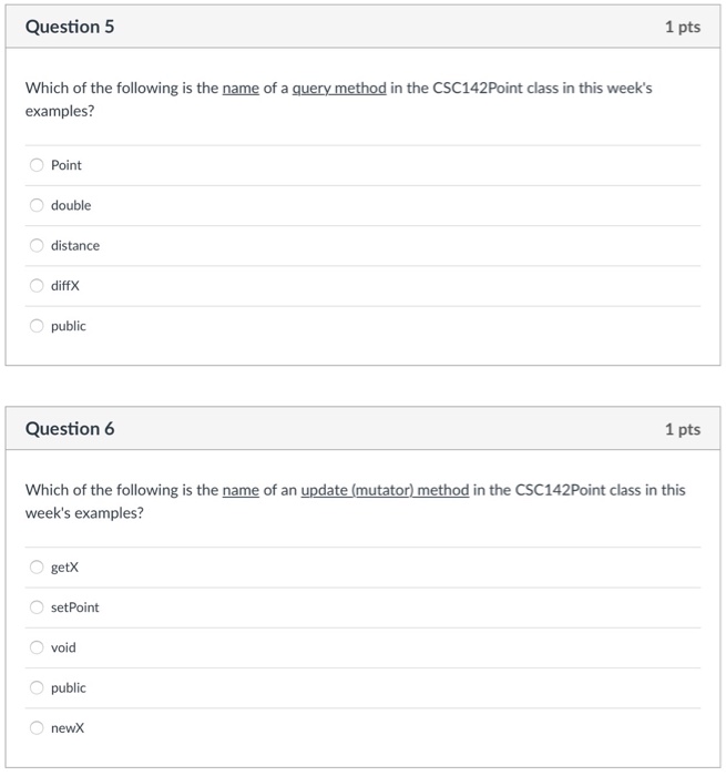 What is another name for an object? a method a variable a