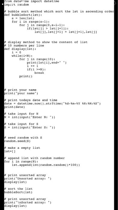 Create a Python program that will measure the execution time of your