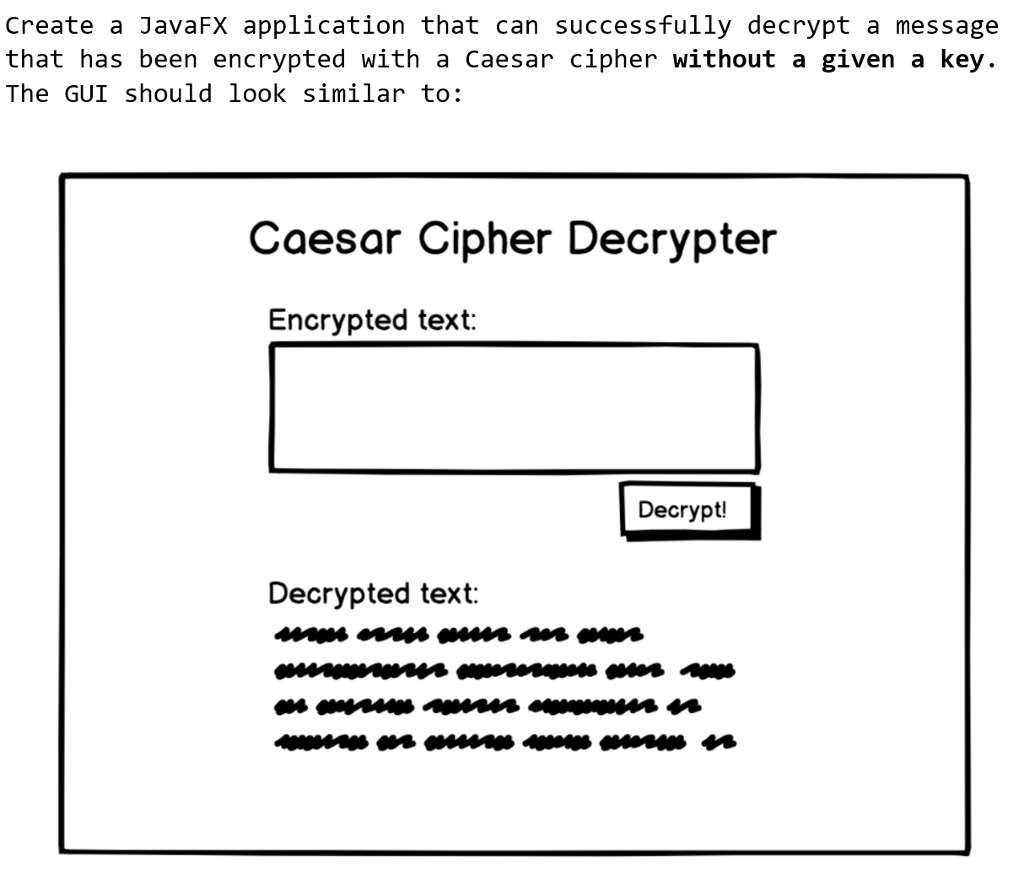 Please help me write this Java program using JavaFX. We are using