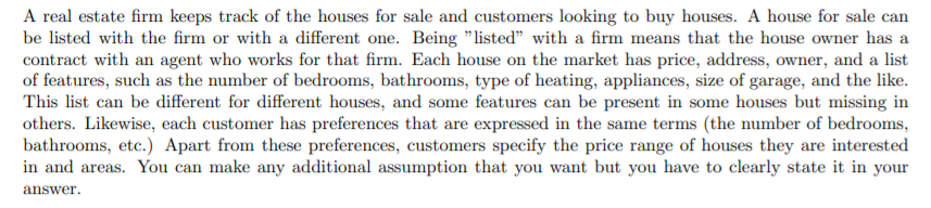  write SQL code (including the constraints) for this question A real