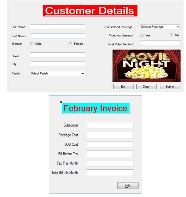 that is at the bottom are to be be created and input