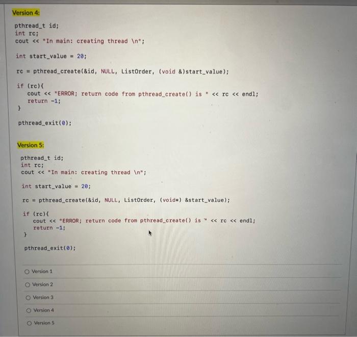 cout count ; \} cout endl; return ; Which of the following