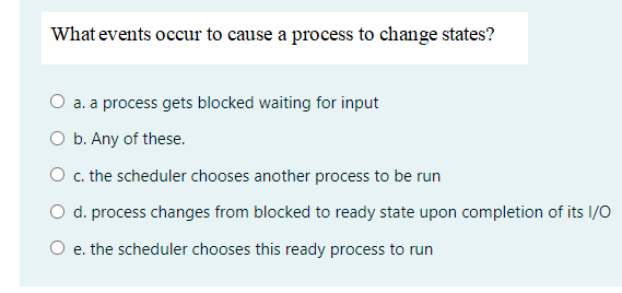 average turn-around time. O b. Only Maximizes CPU throughput and Minimize average