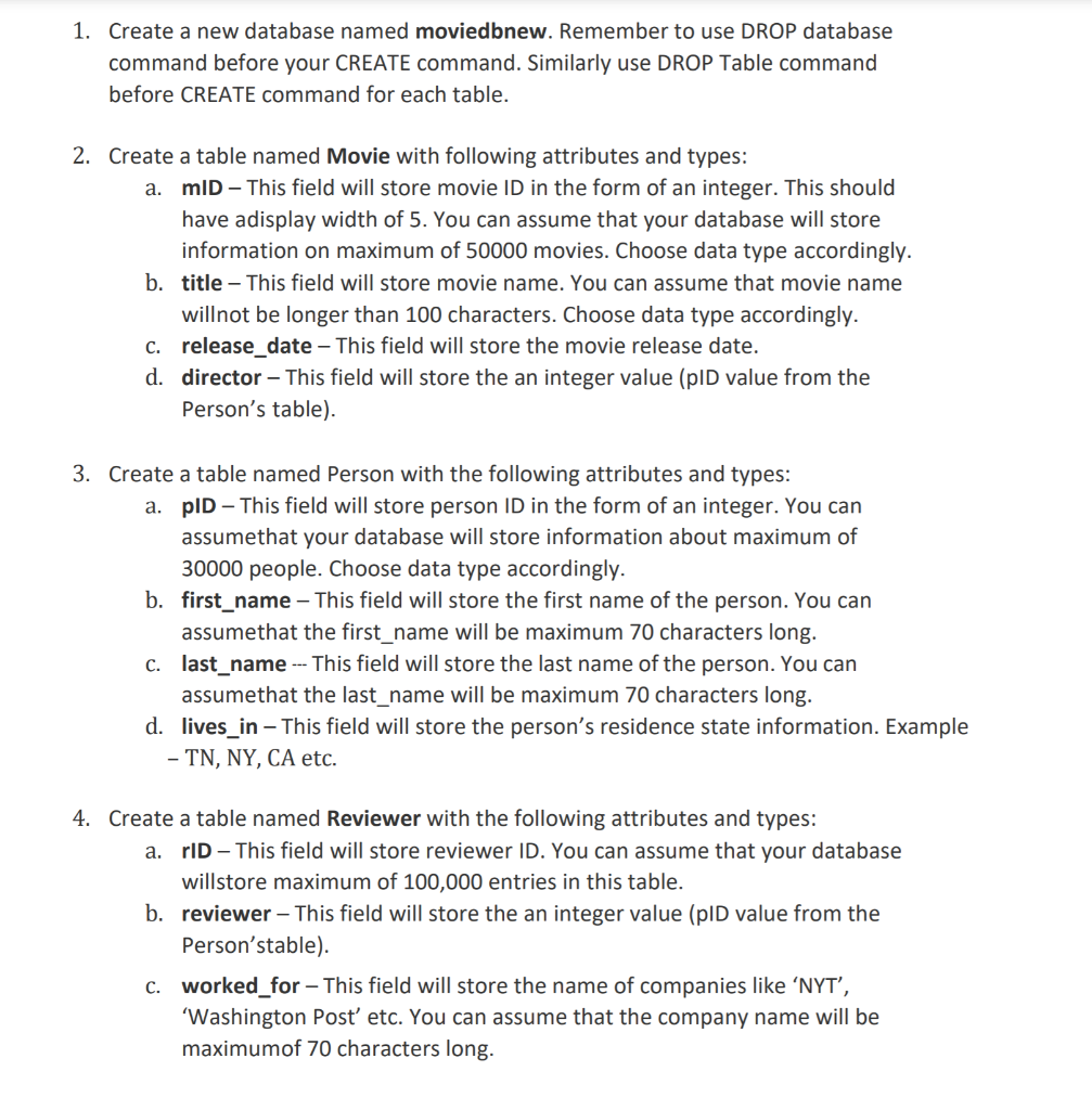  moviedbnew_data.sql # TEST DATA -- /* Data for Person table */