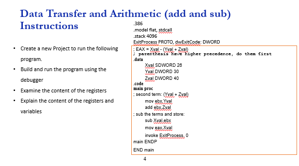 = Xval - (Yval + Zval) Xval is signed 32-bit integer variable