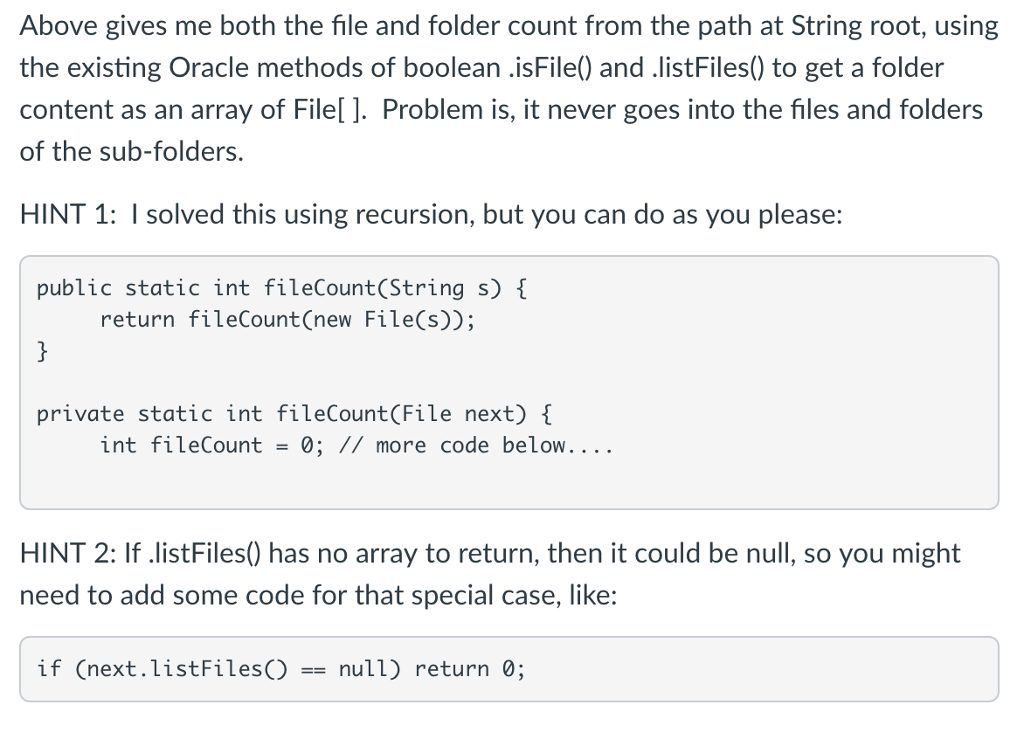 a path on your computer as a parameter and returns the number