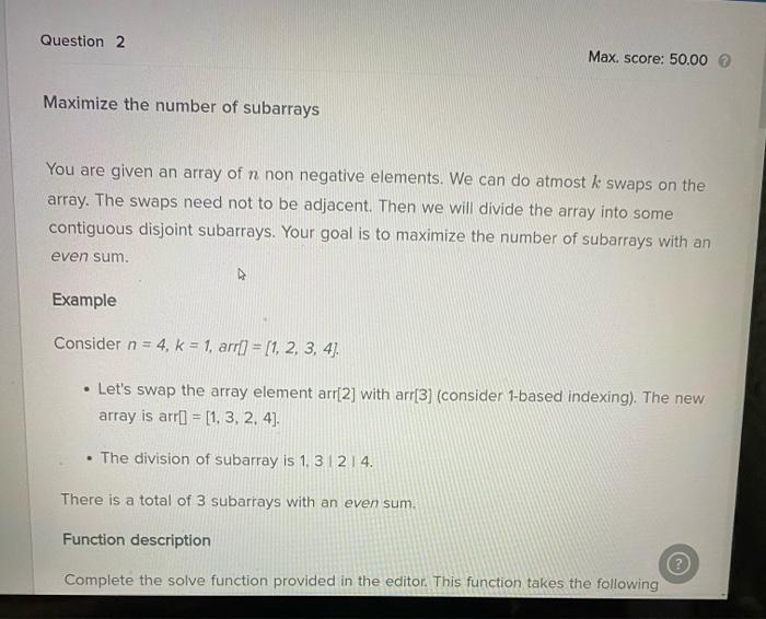  Complete the solve function, In python3 only. kindly consider the constraints