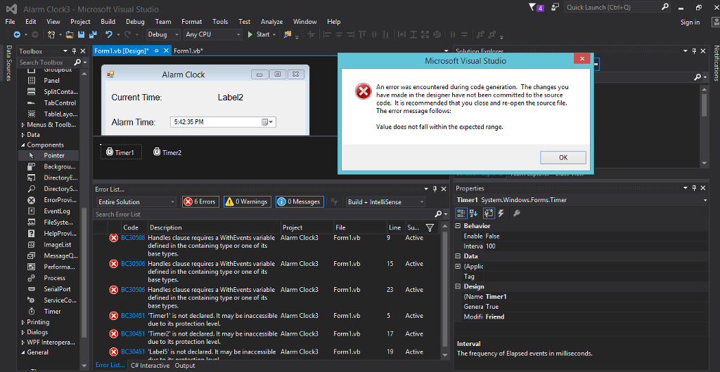  Create a program for a simple alarm clock. This alarm clock