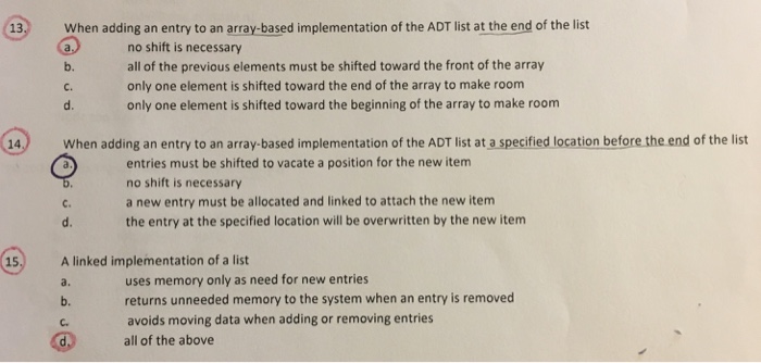  Pick the right answer and explain why the answer is correct?