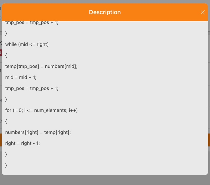 all the 1's come before any O's. Assuming A is already in