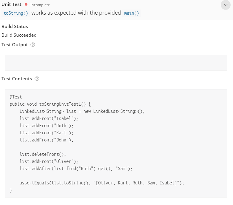 public LinkedListNode(V value, LinkedListNode next) { this.value = value; this.next = next;