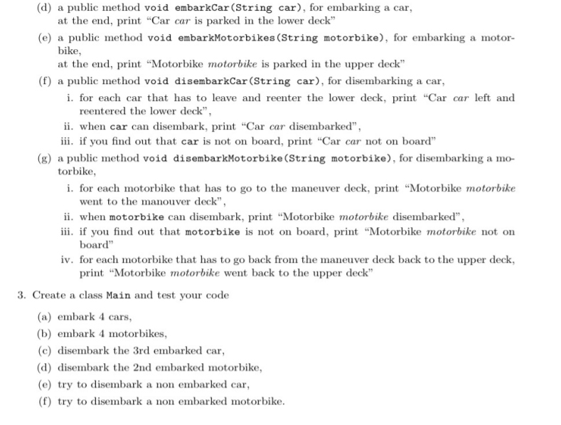 several stops. The ferry has only one opening on the front, which