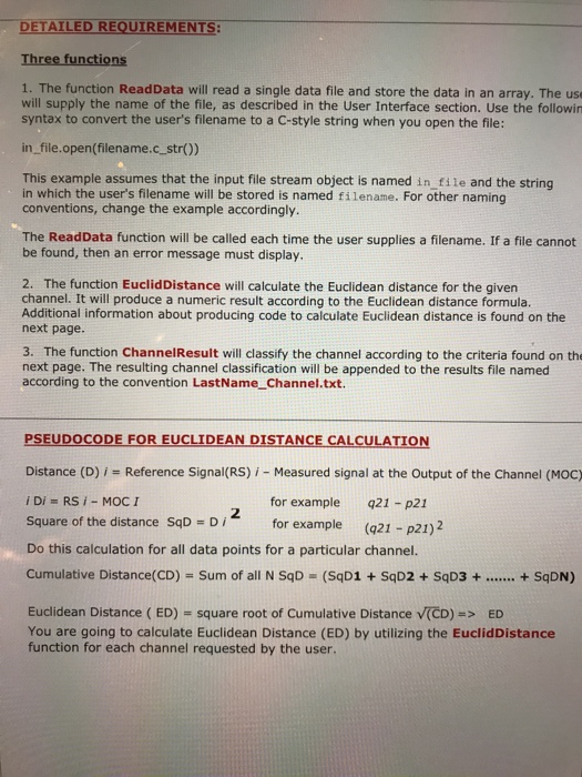 Document name must be: LastName_P3.cpp Your code must be saved as C++