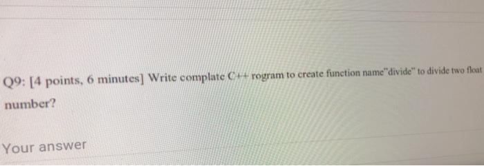 Q9: [4 points, 6 minutes] Write complate CHrogram to create function