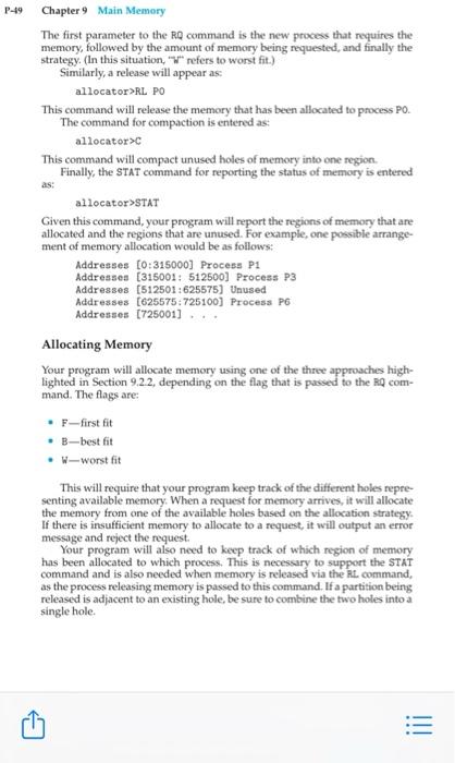 Problems 9.28 Assume that a system has a 32-bit virtual address with