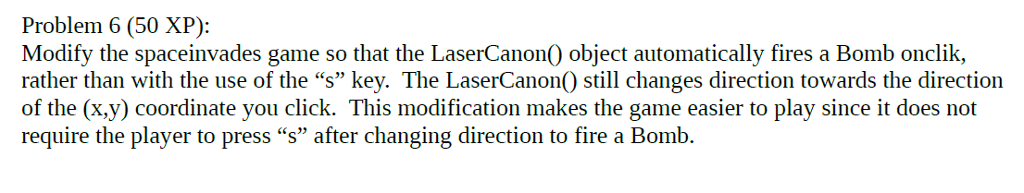  from turtle import Turtle, mainloop import random import math class LaserCannon(Turtle):
