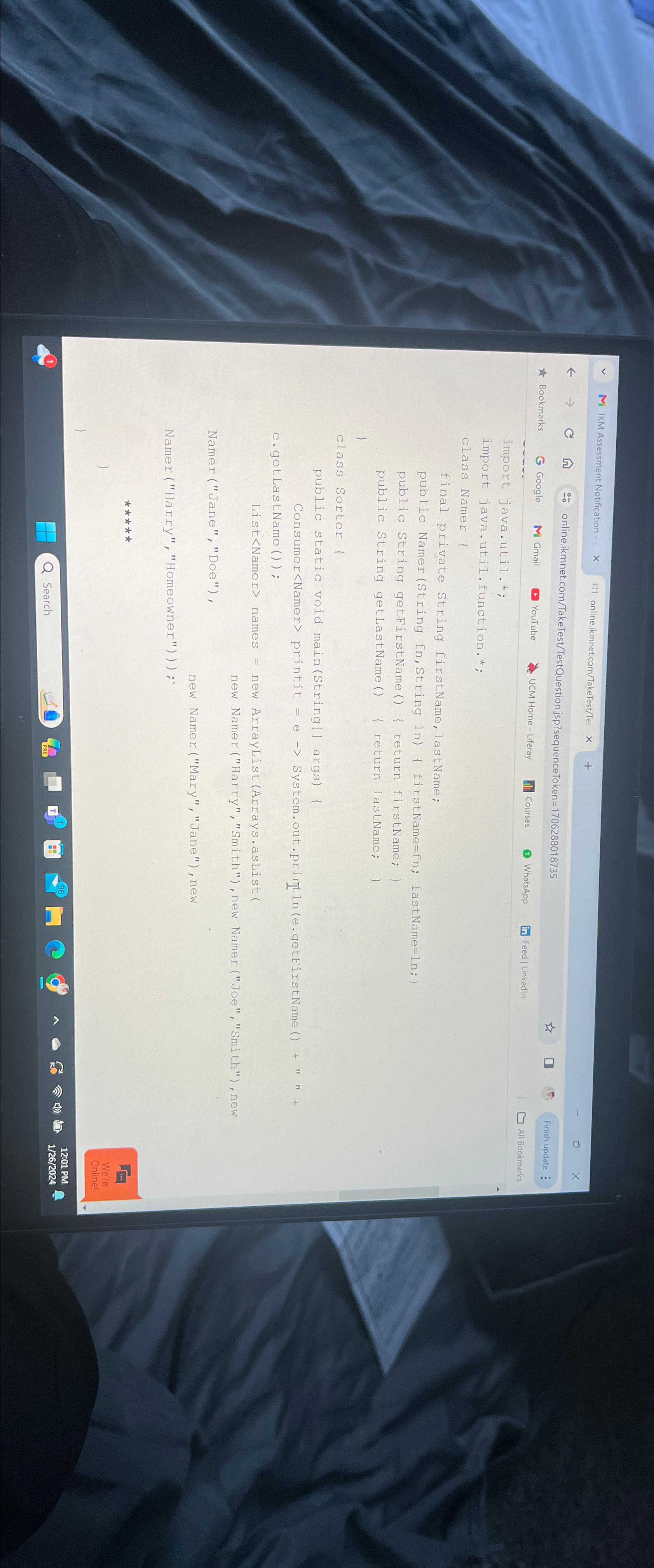  Public class void ikmtest { static class helper { Private int