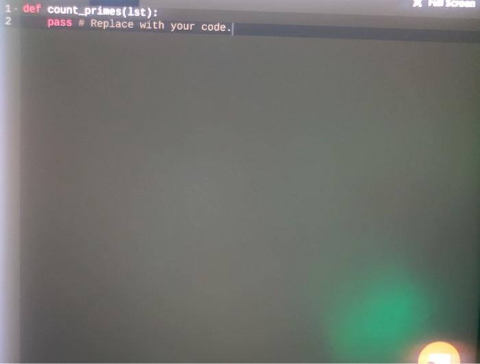 GRADING 9 MY TEST 1 Given a list of positive integers, count