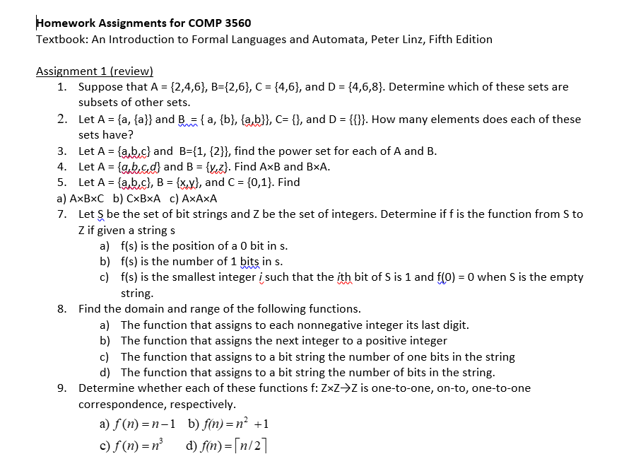  Suppose that A = {2, 4, 6}, B = {2, 6},