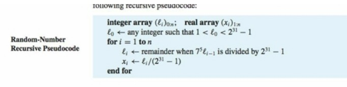 Implementing this in JAVA from this pseudocode. Print out every 50th by