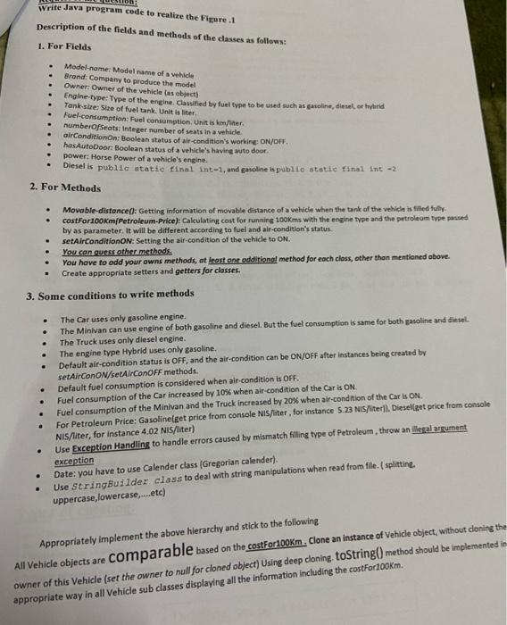 you learned in java (abstract class, interfaces, Polymorphism, exception handling, Files manipulation