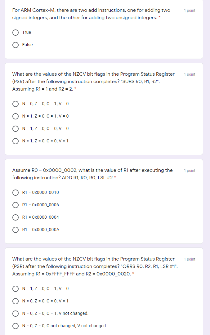 the second source operand can be in different formats. Which of the