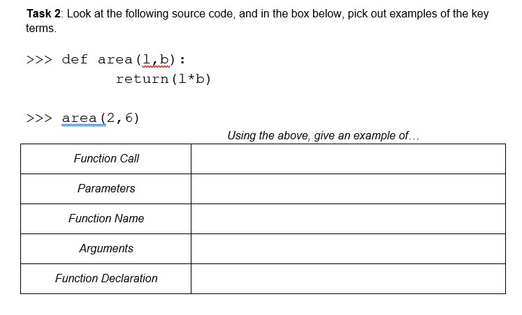 Is in Python, thank you!!! Task 2: Look at the following source