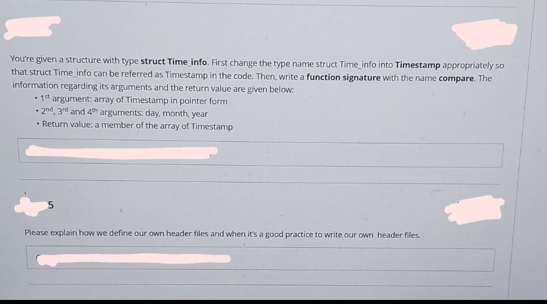  dev c You're given a structure with type struct Time_info. First