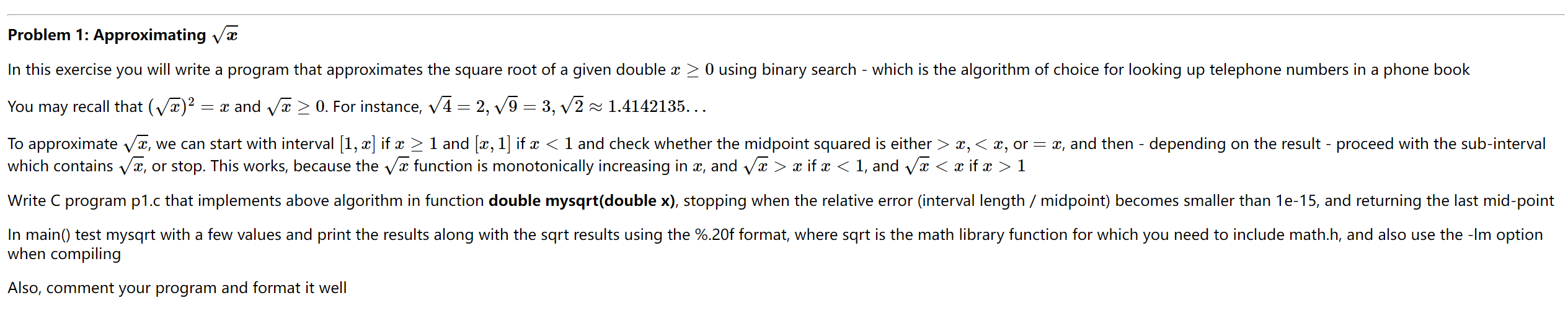 and man pages, but you should be able to solve the problems