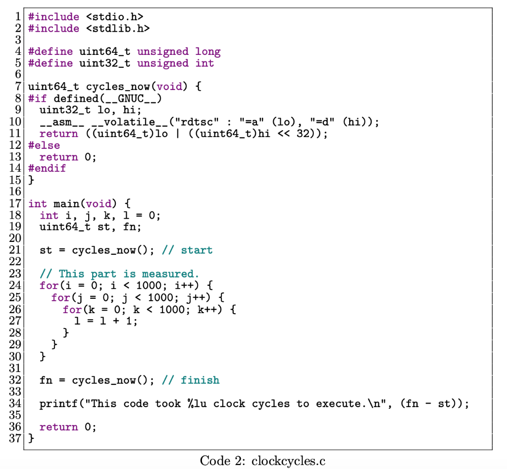 compare the clock cycles needed to execute the insert and search operations