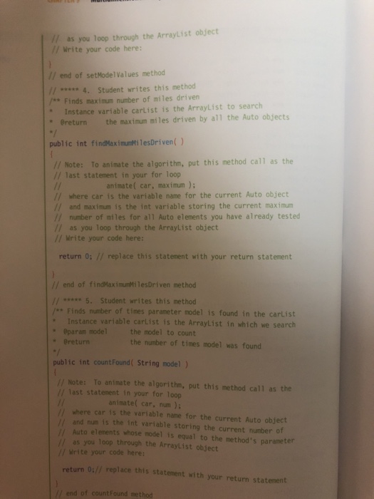 this activity, you will work with an Array List object. Specifically, you