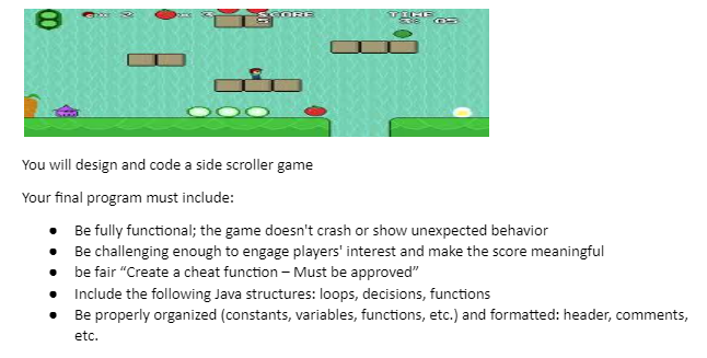 Please make it simple for a highschool student learning Java Programing.