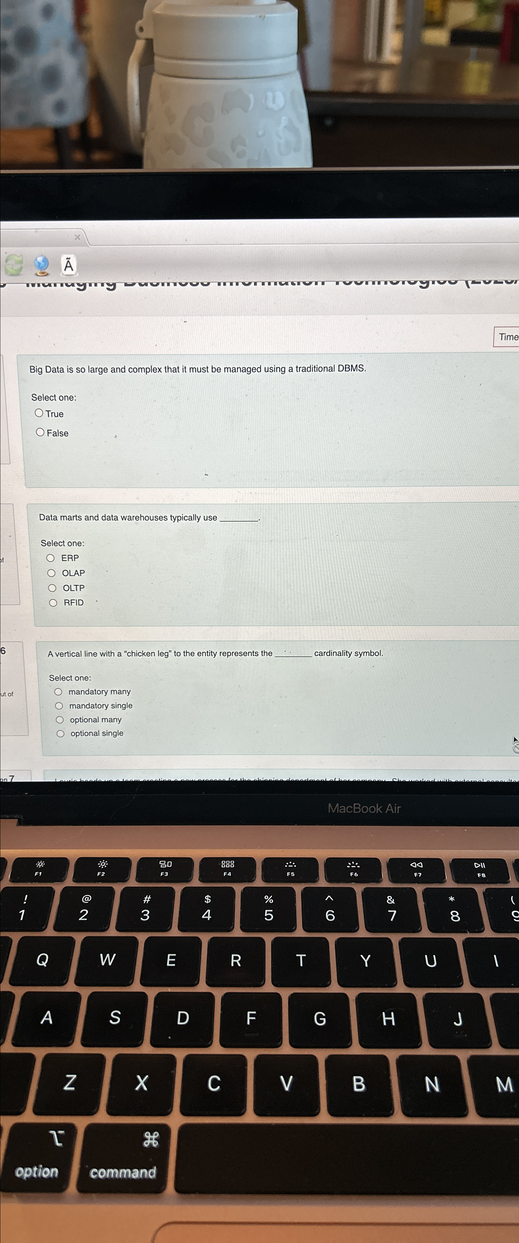  Big Data is so large and complex that it must be