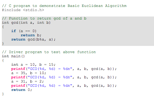  Use The Euclidean Algorithm to write a recursive method in mips