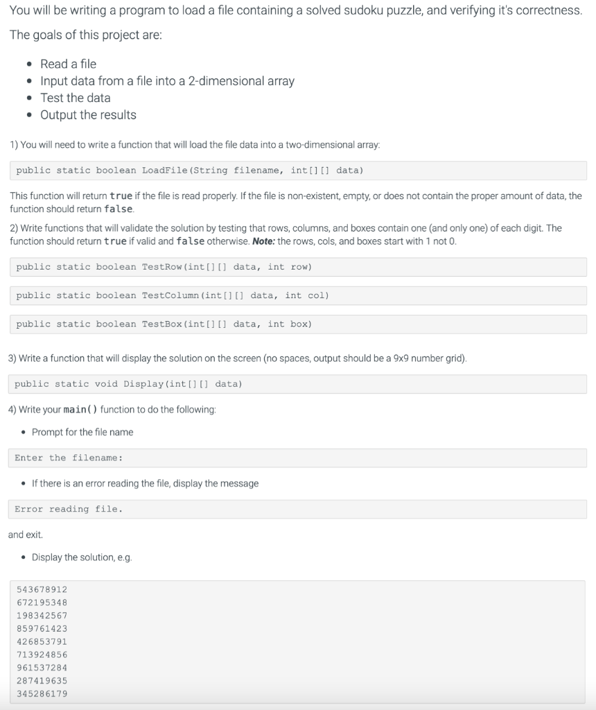  Please give solution in Java You will be writing a program