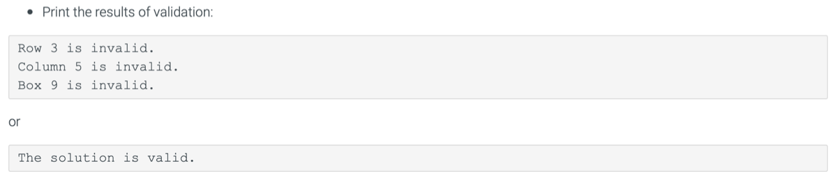 to load a file containing a solved sudoku puzzle, and verifying it's