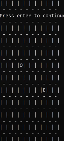 java Create an e vs o game. Make the program consist of