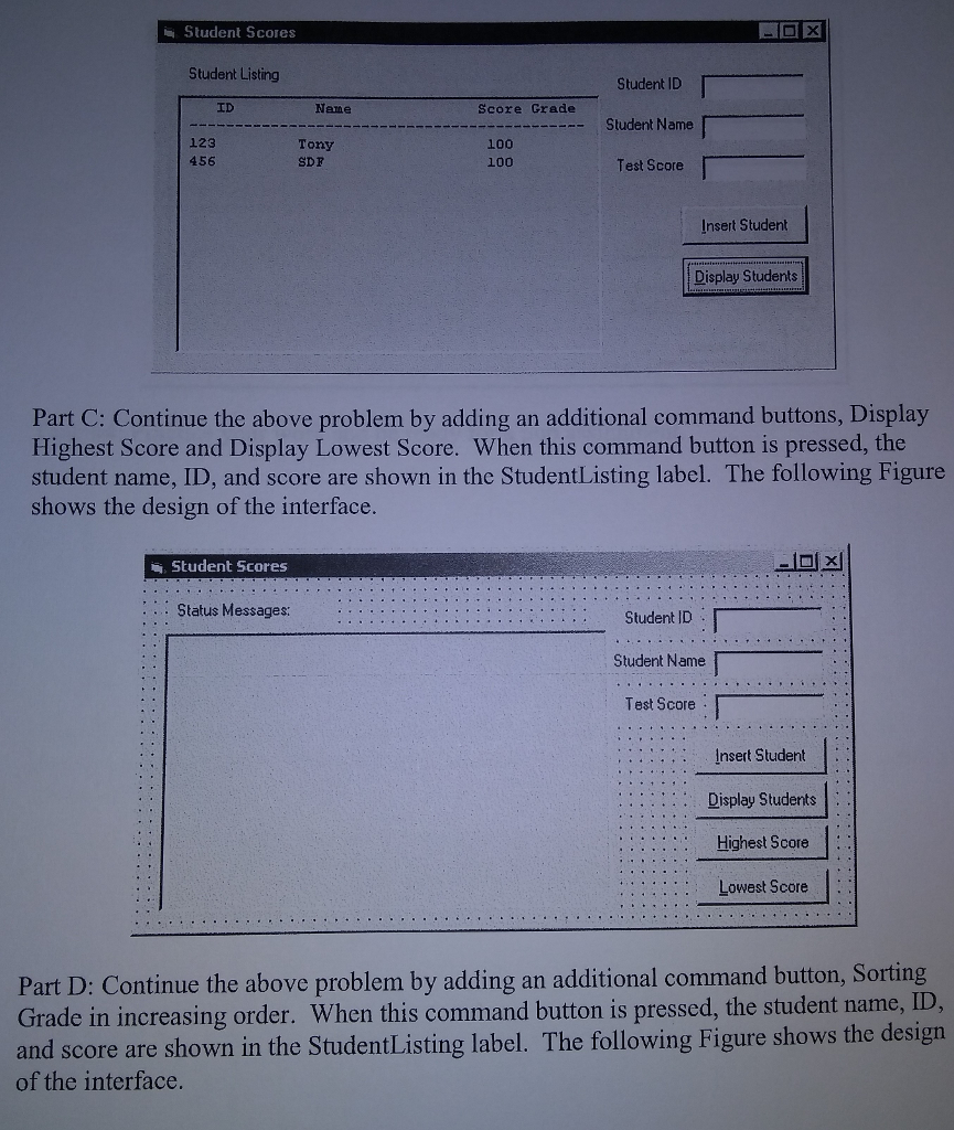 My Code so far: Public Class Form1 Private xid(), xname() As String