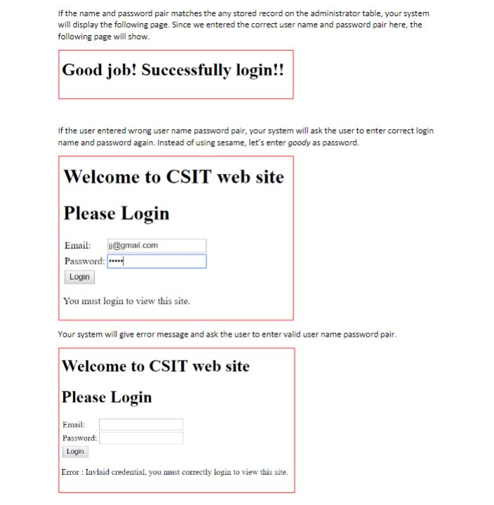 10 CSIT 337 SPRING 2018 Create a MySQL database and call it