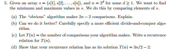  NEED ALL STEPS. Thanks in advance! Given an array s =