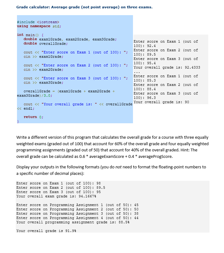 Names of Lab Group Members: Activity Directions: For each programming exercise, provide