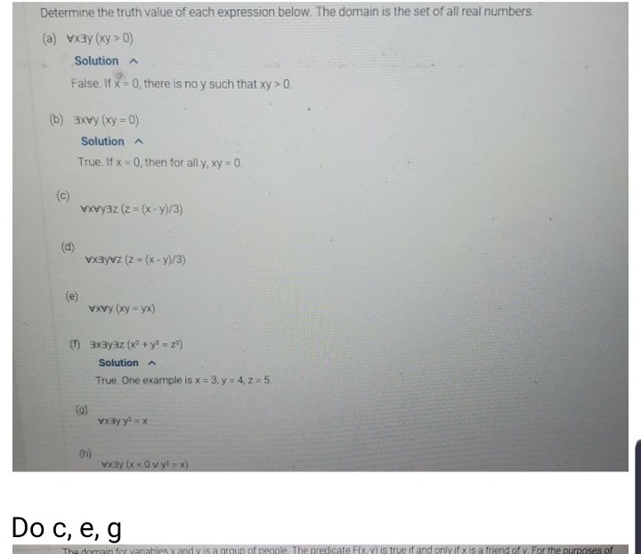  Do problems C, E and G only Do problem B only