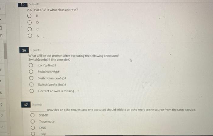 answer text provided. 0 2044 1 2. 10 5 points Considering the