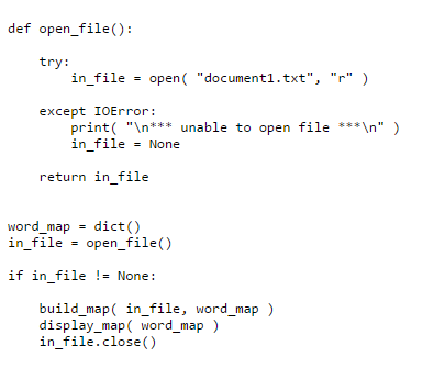 COMMENT' with meaningful comments to describe the work being done in the