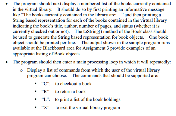{ // Declaring instance variables private String author; private String title; private